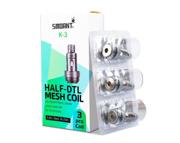 Испаритель Smoant Pasito 2/Knight 80 (K-3 Half-DTL Mesh coil 0.6 Ом)