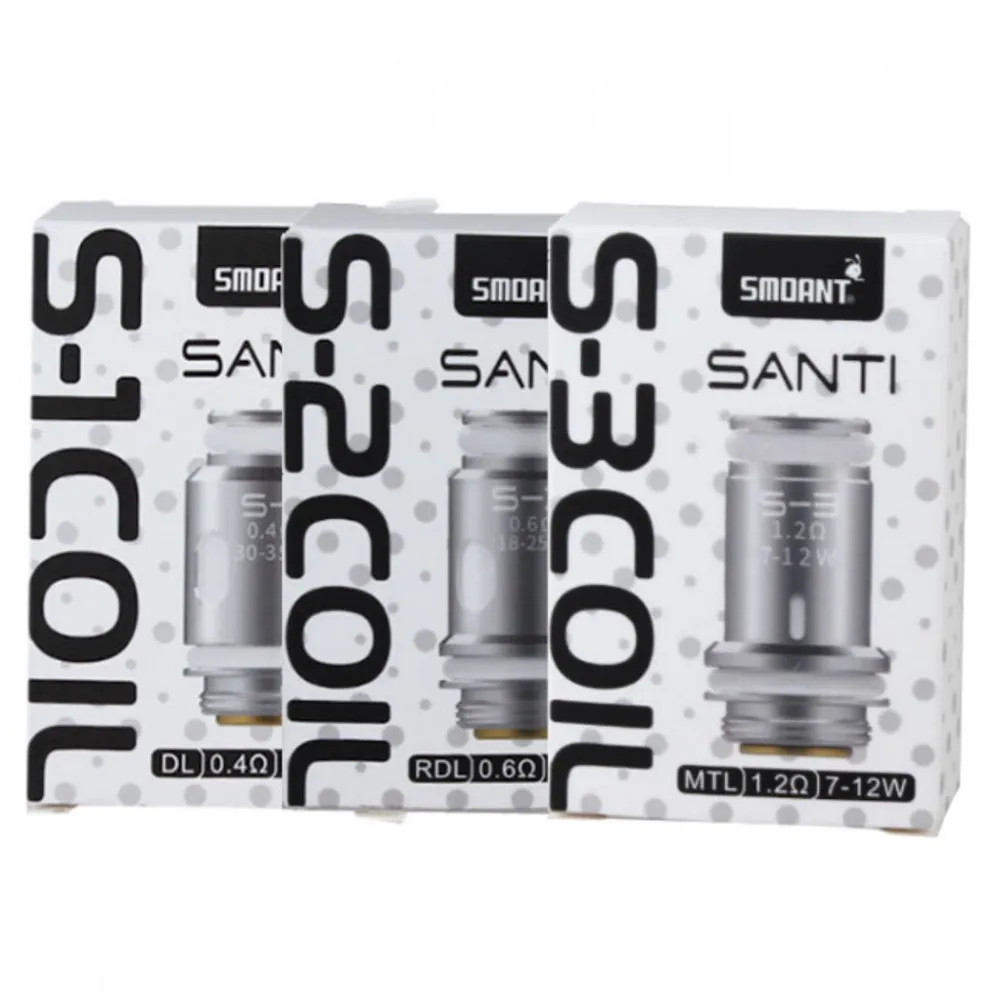 Испарители Smoant Santi S-серия УПАКОВКА (в упак. 3 шт.)